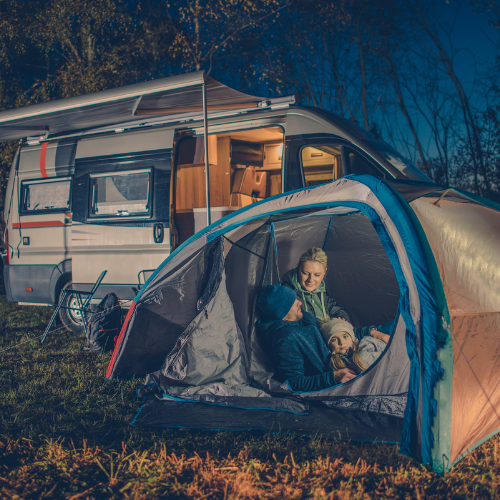 Emplacement camping (tente, caravane)